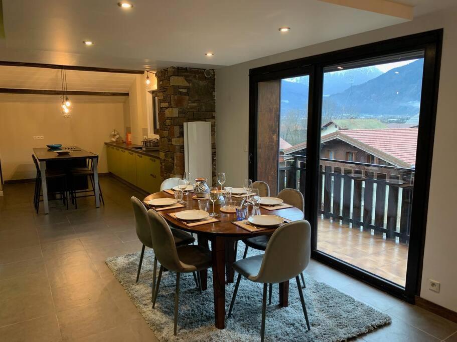 Duplex 3 Chambres Vue Mont-Blanc Domancy Buitenkant foto