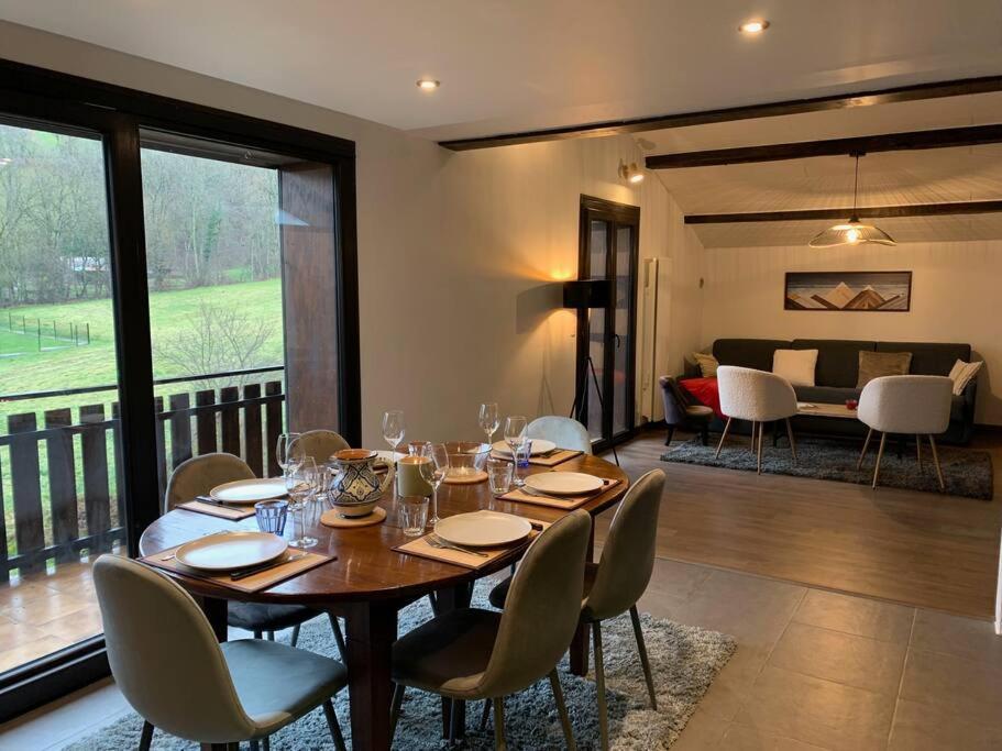 Duplex 3 Chambres Vue Mont-Blanc Domancy Buitenkant foto