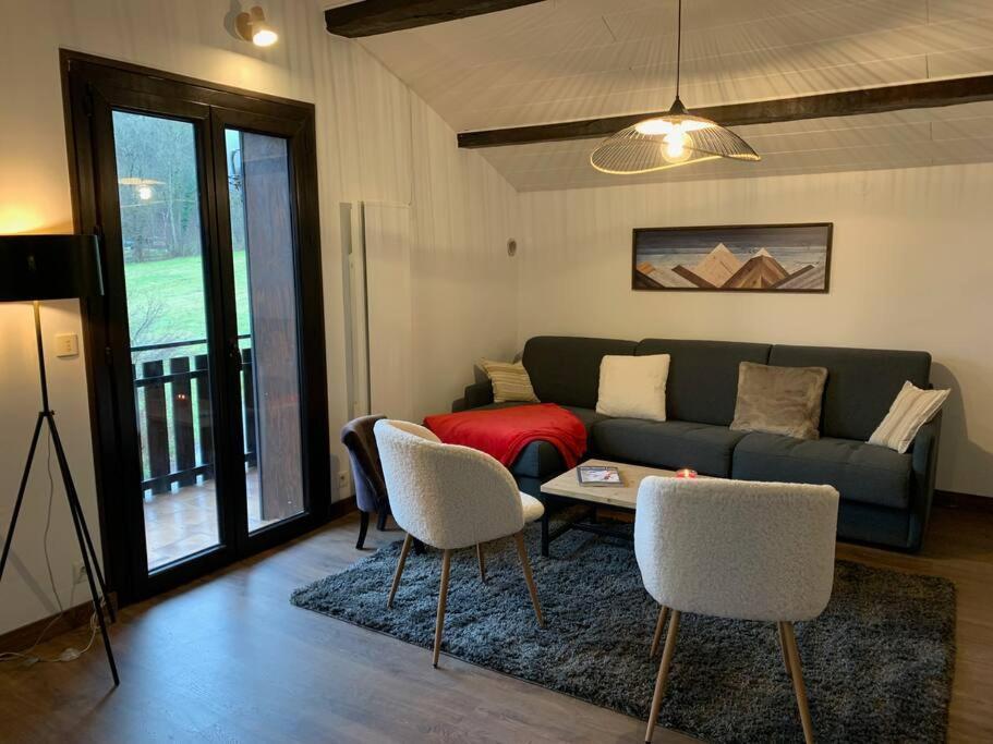 Duplex 3 Chambres Vue Mont-Blanc Domancy Buitenkant foto